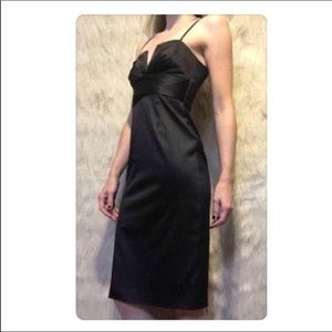 White House Black Market Satin Sheath Dress Size 0
